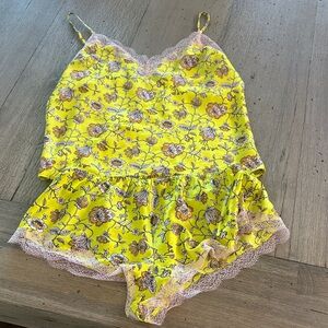 Victoria Secret Silky Cami Top with Matching Shorts